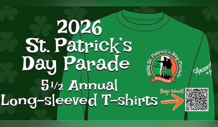Saint Charles Embraces Irish Heritage with Limited-Edition Parade T-Shirts for St. Patrick's Day