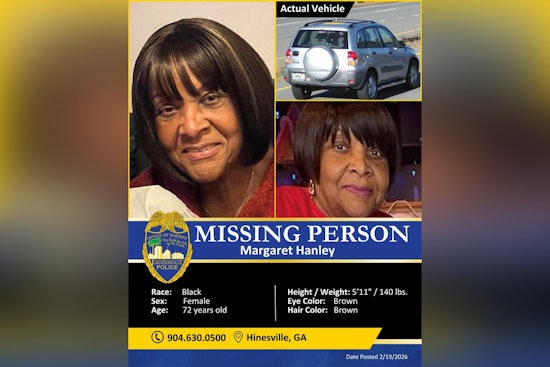 Search Intensifies for Missing Senior Margaret Hanley in Jacksonville as Public Is Urged to Assist