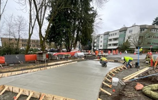 Spin Zone as Pinehurst Roundabout Rises by Future Light Rail Stop