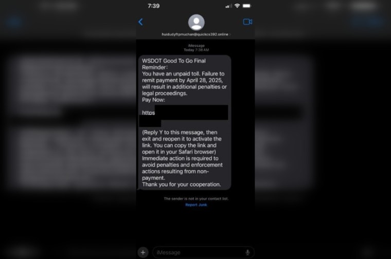 Fake Toll Texts Rattle Seattle Drivers, Spark Flurry Of 911 Calls