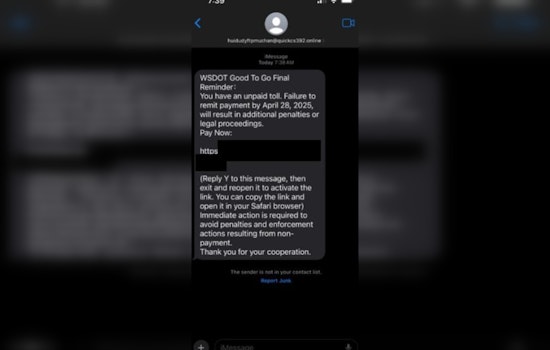 Fake Toll Texts Rattle Seattle Drivers, Spark Flurry Of 911 Calls