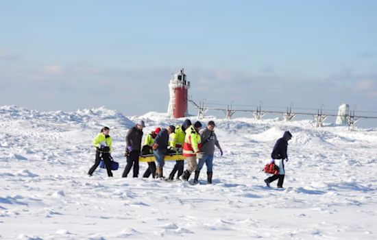Second Ice-Related Injury This Winter Prompts South Haven Officials to Warn Against Lake Michigan Ice Shelves