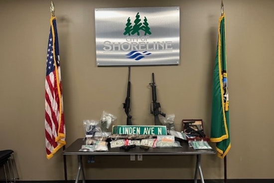 Shoreline Drug Raid Nets Trove of Pills, Guns and Cash