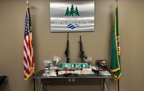 Shoreline Drug Raid Nets Trove of Pills, Guns and Cash