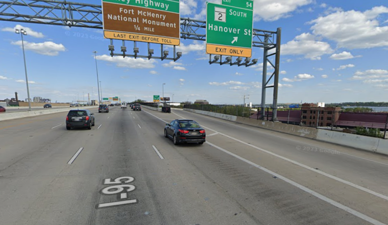Shots Allegedly Fired On I-95 Near Hanover Street Exit In Baltimore