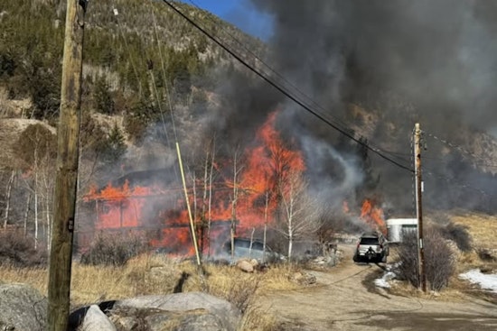 Silver Plume Hillside Home Erupts In Fiery Blaze Off I-70