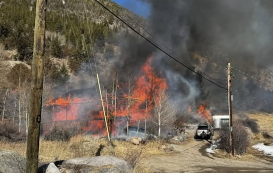 Silver Plume Hillside Home Erupts In Fiery Blaze Off I-70