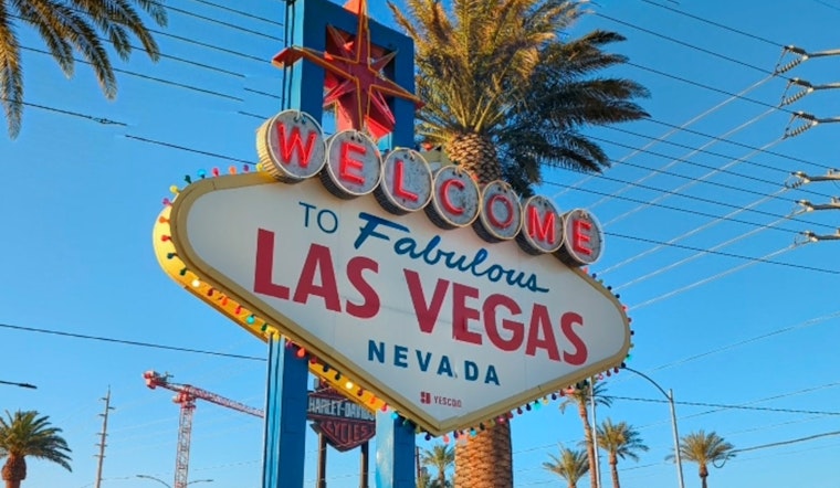 Sin City Bride Says 'I Do' to Her Kawasaki at Vegas Welcome Sign