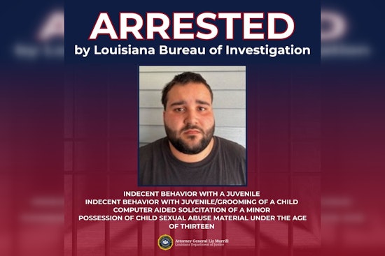 Slidell Cops Bust 21-Year-Old In Multi-Agency Child Exploitation Sting