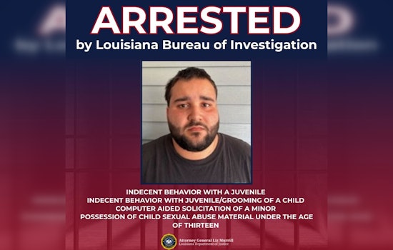 Slidell Cops Bust 21-Year-Old In Multi-Agency Child Exploitation Sting