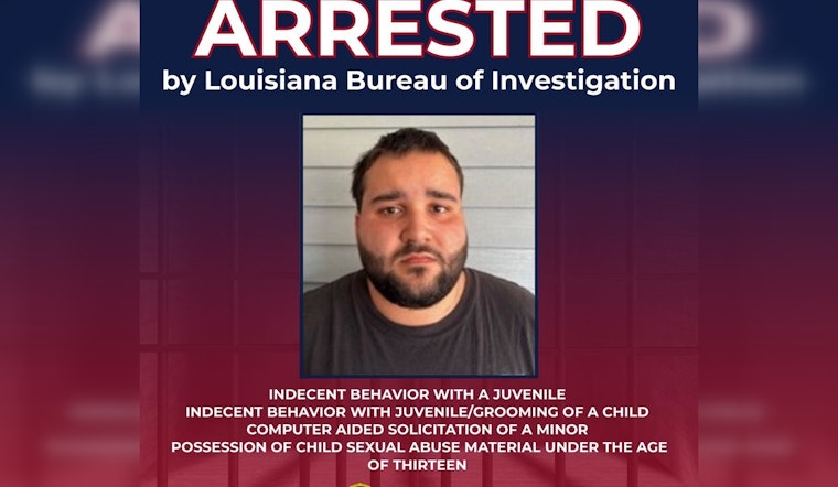 Slidell Cops Bust 21-Year-Old In Multi-Agency Child Exploitation Sting