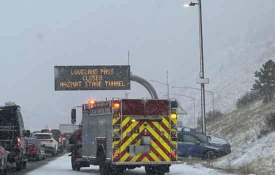 Snow-Slick I-70 Near Georgetown Turns Treacherous Before Reopening