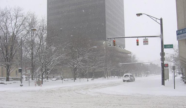 Snow Squalls And Stiff Winds Turn Columbus Commute Into Slippery Slog