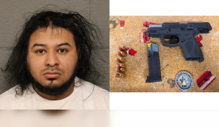 South Loop Traffic Stop Ends With Stolen Gun, Toddler In Backseat