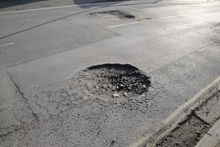 Spring Thaw Turns Boston Commutes Into Pothole Gauntlet