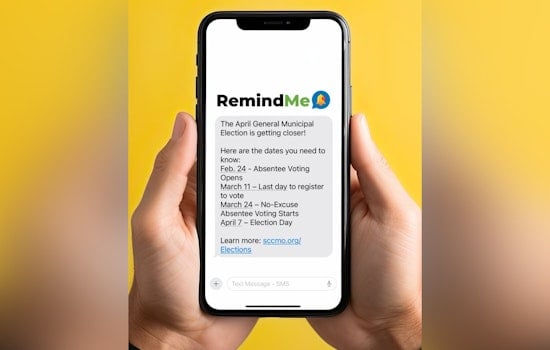 St. Charles County, MO Launches Text Alert System for Government-Related Deadlines