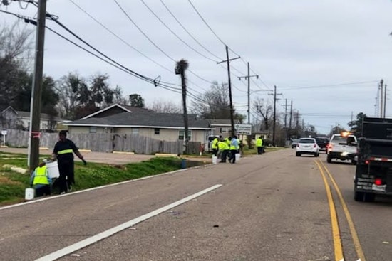 St. Charles Parish Public Works Crews Spearhead Post-Mardi Gras Cleanup Efforts