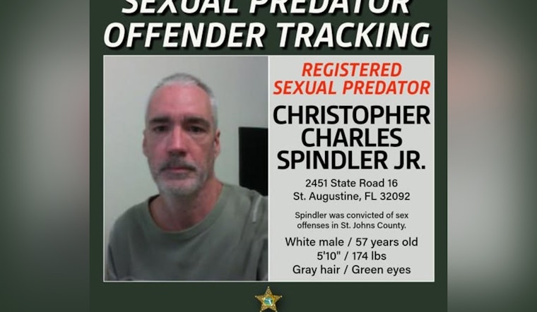 St. Johns Cops Warn Neighbors As Sexual Predator Moves In