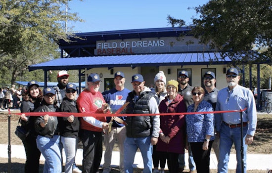 St. Johns County Celebrates Expansion of Field of Dreams Baseball Complex with Ribbon-Cutting Ceremony