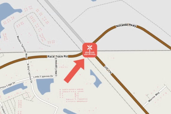 St. Johns County Race Track Road Railroad Crossing to Close for Maintenance with Detours Provided