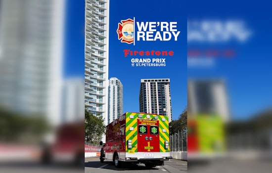 St. Pete Fire Crews Blanket Downtown as Grand Prix Roars In