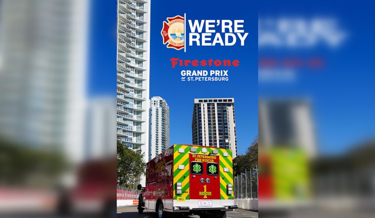 St. Pete Fire Crews Blanket Downtown as Grand Prix Roars In