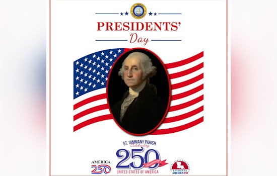 St. Tammany Parish Honors George Washington's Legacy on Presidents' Day with Reflective Social Media Tribute