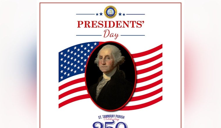 St. Tammany Parish Honors George Washington's Legacy on Presidents' Day with Reflective Social Media Tribute