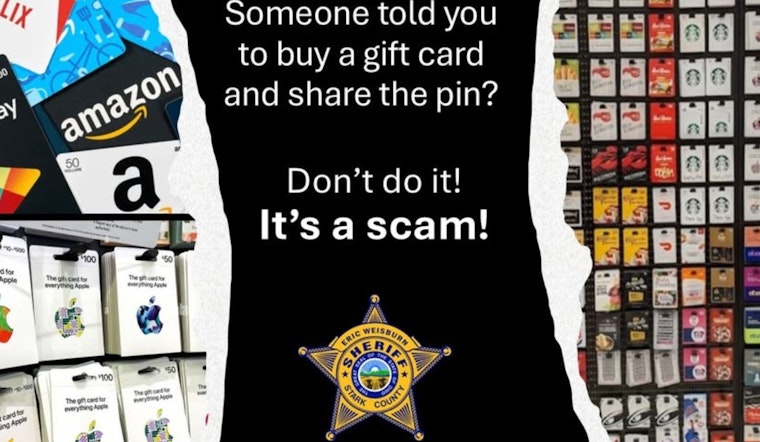 Stark County Sheriff Warns Residents of Rising Gift Card Scam Tactics