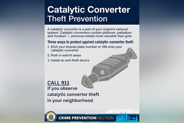 Staten Island Cops Sound Alarm as Converter Crooks Rattle City Streets