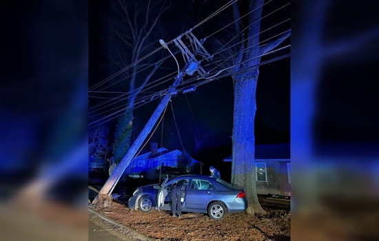 Statesville Driver Slams Pole, Knocks Out Power For 1,800