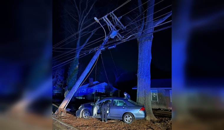 Statesville Driver Slams Pole, Knocks Out Power For 1,800