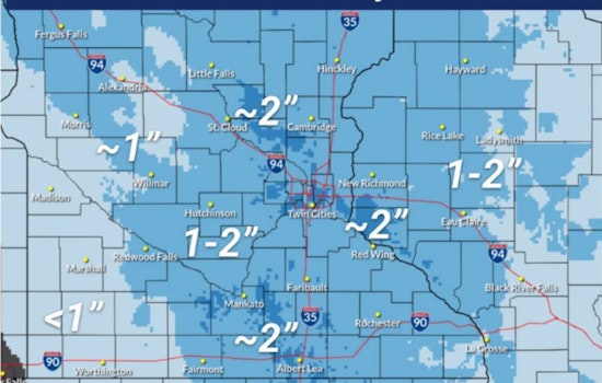 Sunday Fog and Flurries Snarl Minneapolis Commute