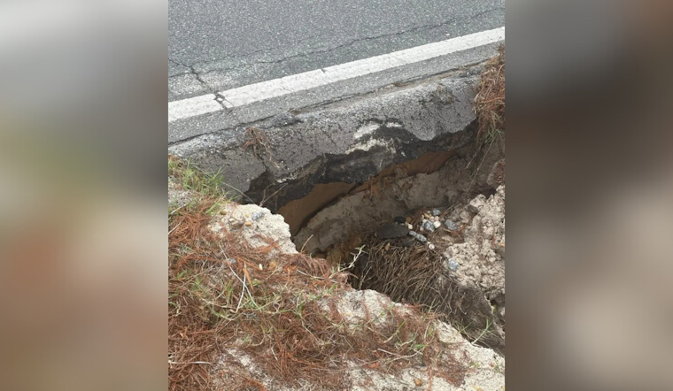 Swift Repairs Reopen Lakeshore Drive in Eustis After Washout Closure