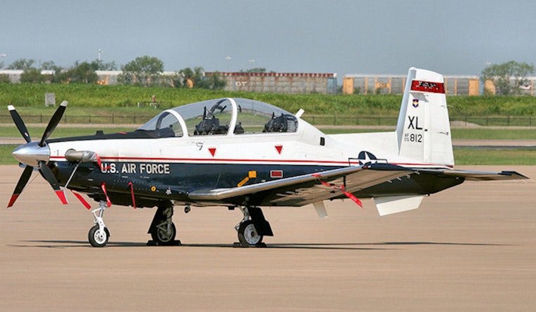 T-6 Trainer Skids In Nose-Gear Scare At Laughlin Air Force Base