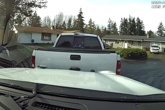 Tow-Job Chaos As Tacoma Suspect Tries To Swipe Truck Towing His Own Pickup