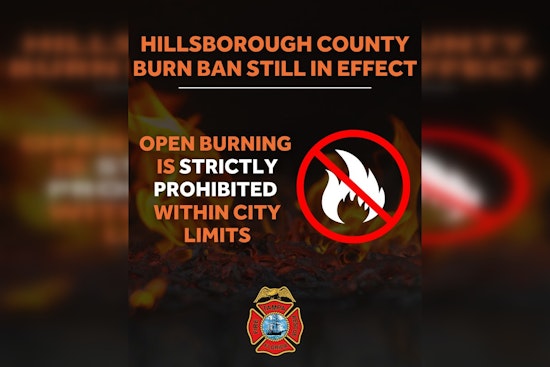 Tampa Fire Rescue Upholds Burn Ban in Hillsborough County Despite Recent Rainfall