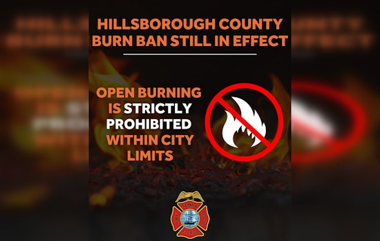 Tampa Fire Rescue Upholds Burn Ban in Hillsborough County Despite Recent Rainfall