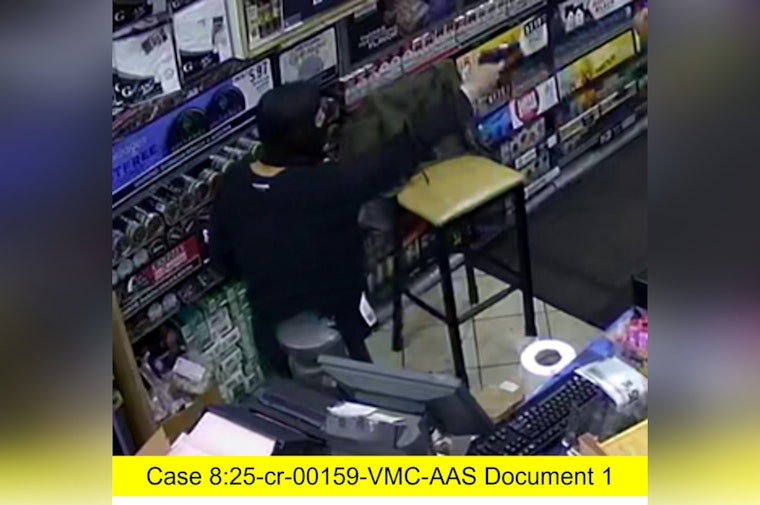 Tampa Man Pleads Guilty to Gas Station Armed Robbery and Firing Weapon and Faces Up to Life in Prison