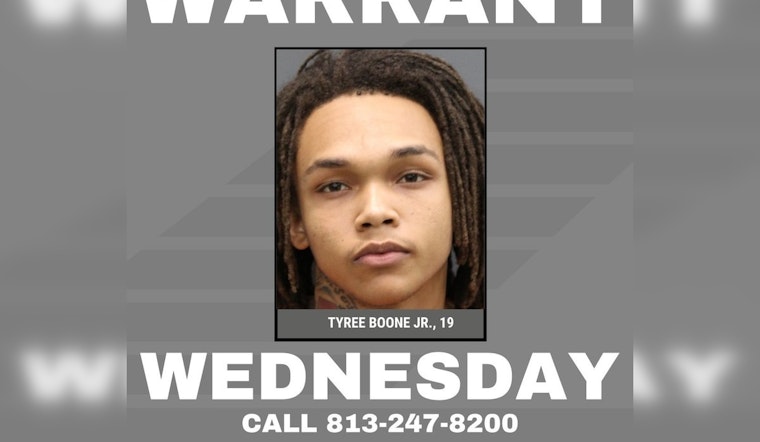 Tampa ‘Warrant Wednesday’ Manhunt Targets Tyree Boone Jr.