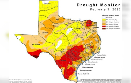 Texas Drought Map Finally Backs Off After Two Months Of Relentless Dryness