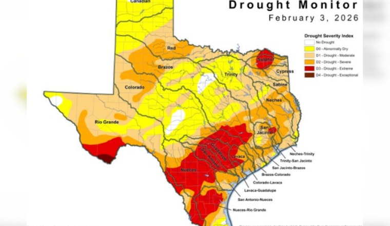 Texas Drought Map Finally Backs Off After Two Months Of Relentless Dryness