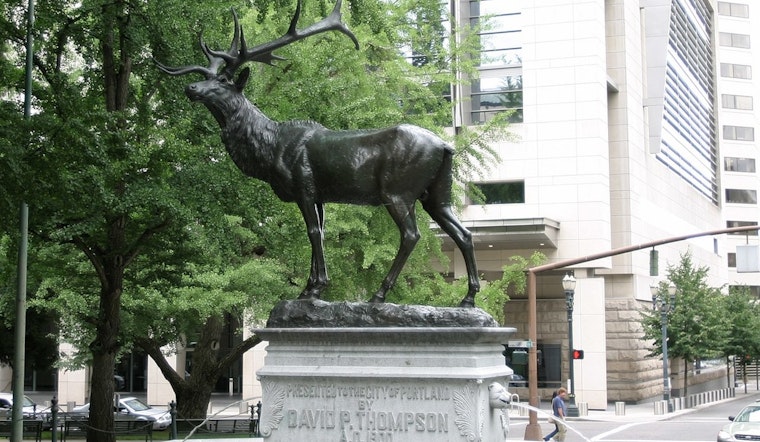 Thompson Elk Trots Back To Downtown Portland After Fiery Hiatus