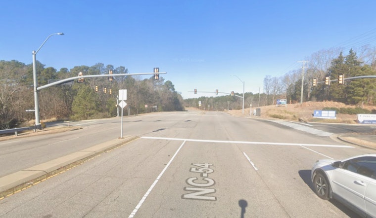 Traffic Alert as Crash Disrupts Signal at NC-54 and New Millennium Way in Research Triangle Park