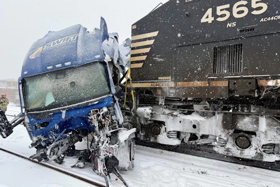 Train Strikes Semi Truck on Snowy Gastonia Tracks With No Injuries Reported as Locals Demand Safety Improvements