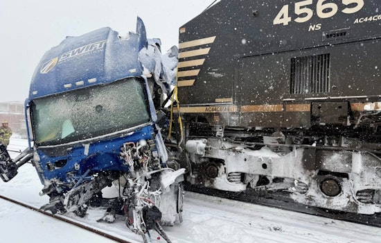 Train Strikes Semi Truck on Snowy Gastonia Tracks With No Injuries Reported as Locals Demand Safety Improvements