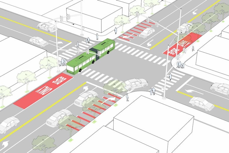 Bus Lane Showdown as TriMet Inches Toward Big 82nd Avenue Shakeup