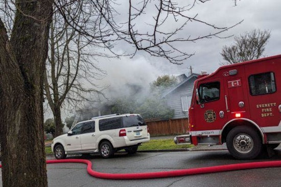 Wetmore Avenue Triplex Erupts in Smoky Sunday Blaze