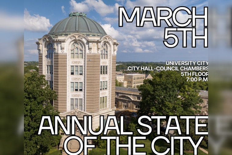 University City Announces Annual State of the City Address with Mayor Crow and Interim City Manager Sharp for March 5, 2026