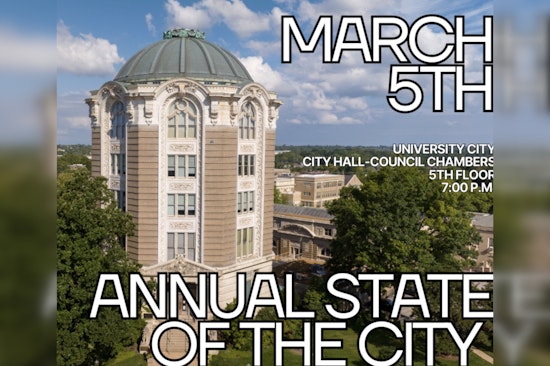 University City Announces Annual State of the City Address with Mayor Crow and Interim City Manager Sharp for March 5, 2026